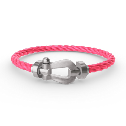 [Lumi Jewellery]FORCE LARGE HORSESHOE NO DIAMOND BRACELET SILVER