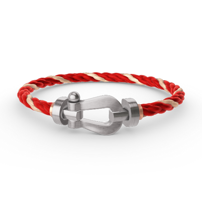 [Lumi Jewellery]FORCE LARGE HORSESHOE NO DIAMOND BRACELET SILVER