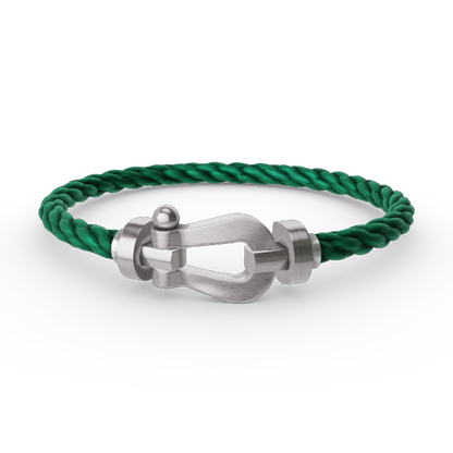 [Lumi Jewellery]FORCE LARGE HORSESHOE NO DIAMOND BRACELET SILVER