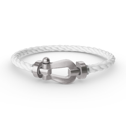 [Lumi Jewellery]FORCE LARGE HORSESHOE NO DIAMOND BRACELET SILVER