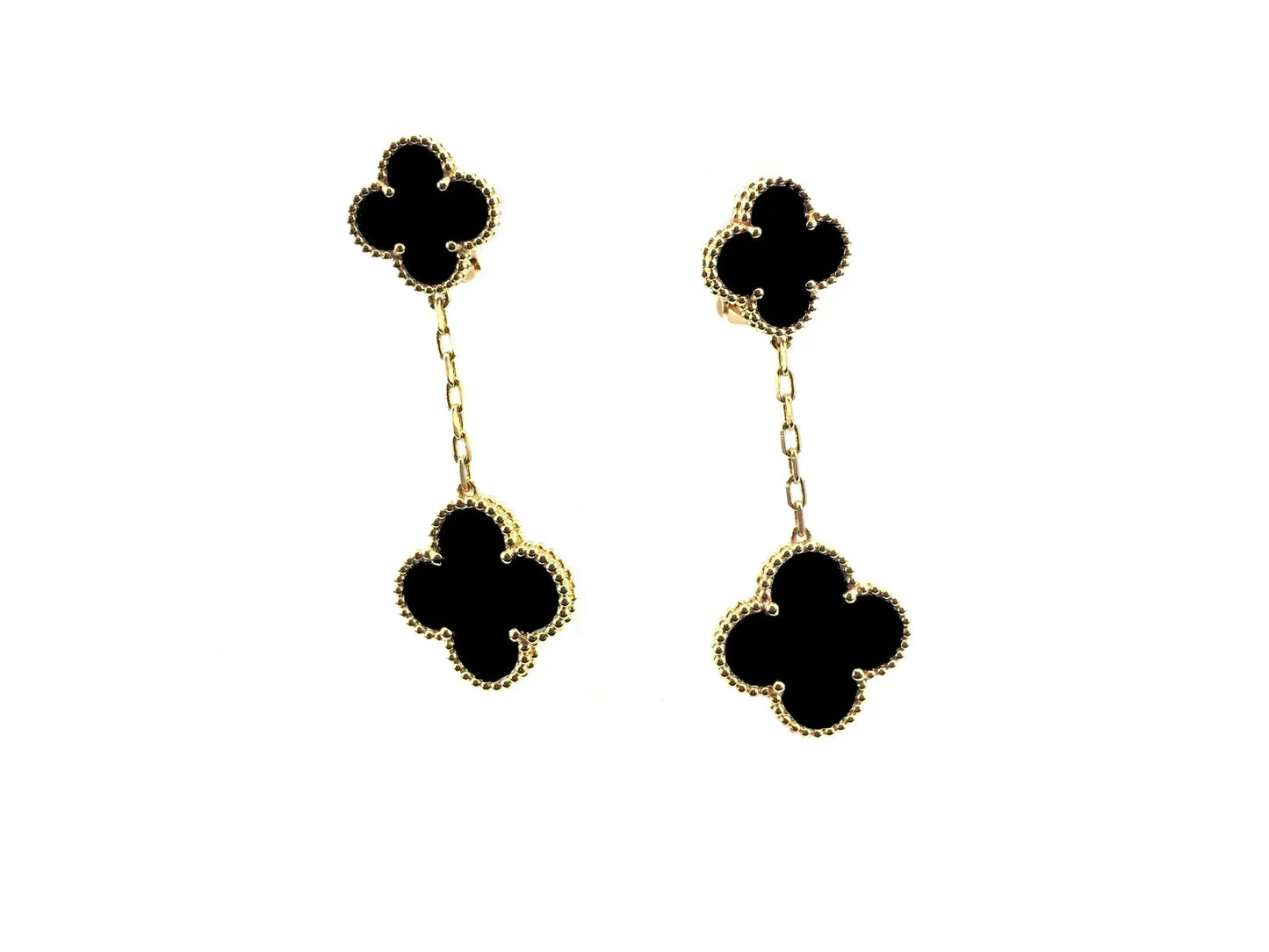 [Lumi Jewellery]CLOVER 2 MOTIFS  EARRINGS (MULTIPLE CHOICESC