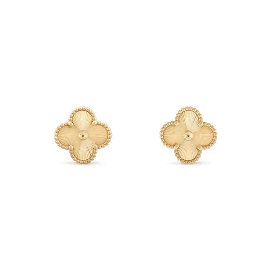 [Lumi Jewellery]CLOVER MEDIUM 1 MOTIFS LASER EARRINGS
