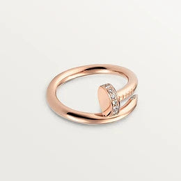 [Lumi Jewellery]JUSTE RING 2.65MM PINK GOLD DIAMOND