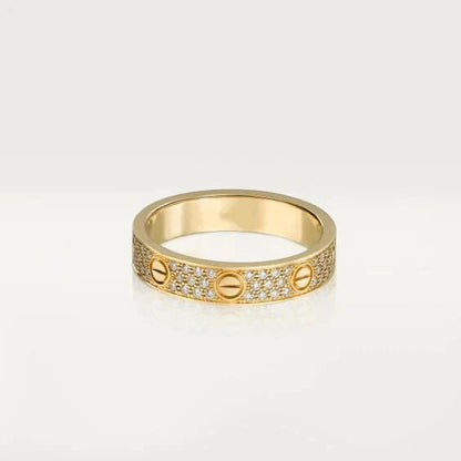 [Lumi Jewellery]LOVE RING 3.6MM DIAMOND PAVED
