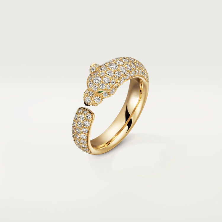 [Lumi Jewellery]PANTHERE PINK GOLD DIAMOND RING