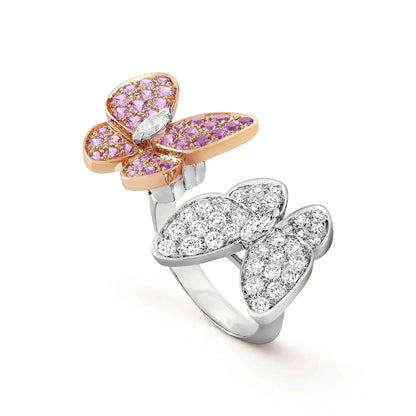 [Lumi Jewellery]TWIN BUTTERFLY DIAMOND RING
