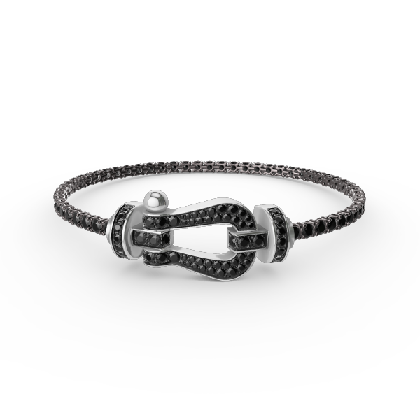 [Lumi Jewellery]FORCE  LARGE HORSESHOE FULL DIAMOND TENNIS BRACELET